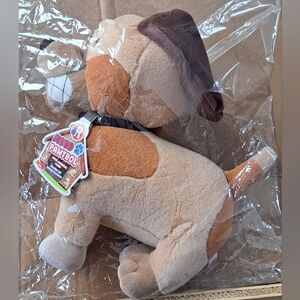 Brown and Tan Plush Dog Toy